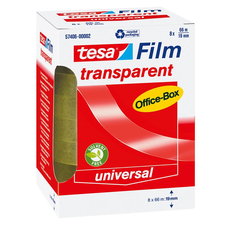 Afbeelding laden in galerijviewer, Tesa - film transparante e | ft 19 mm x 66 m | 8 rolletjes