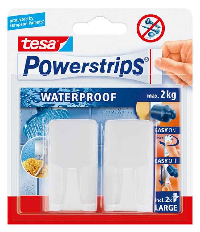 Afbeelding laden in galerijviewer, Tesa 1005366 - powerstr wp haken wit | 6 stuks