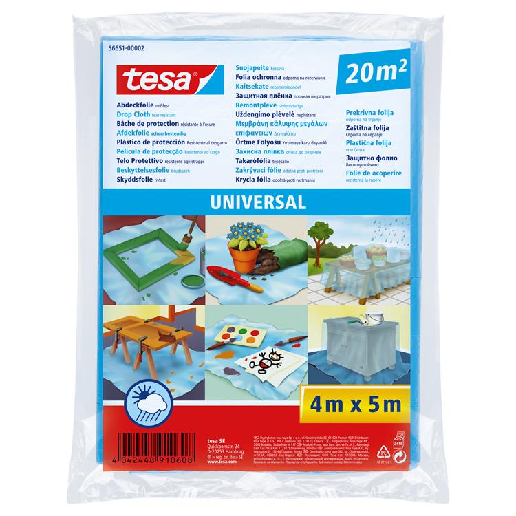 Afbeelding laden in galerijviewer, Tesa 1004690 - afdekfolie univ. 4mx5m | 10 stuks