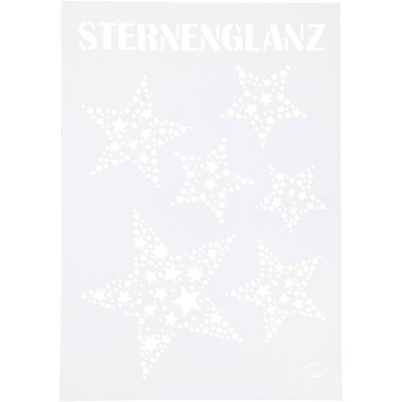 Afbeelding laden in galerijviewer, Https: www.cchobby.nl flexibel-sjabloon-sterren-a4-vel-210x297-mm-1-stuk