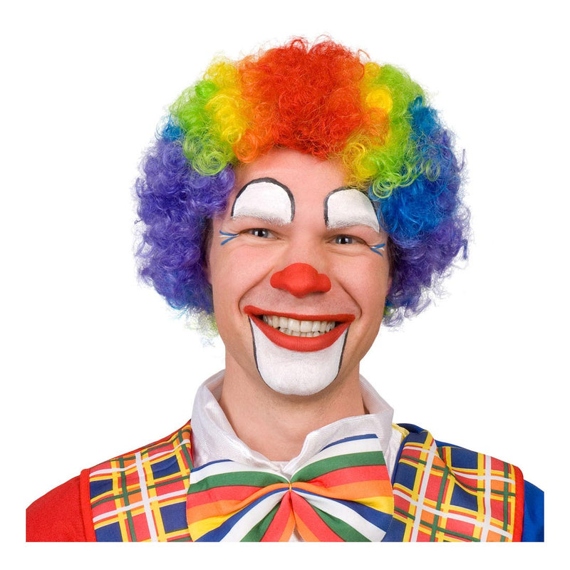 Load image into Gallery viewer, Boland pruik clown multikleur volwassenen