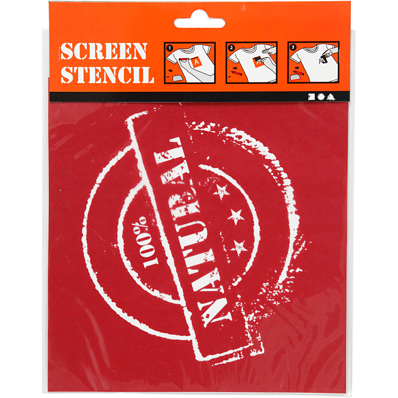 Laden Sie das Bild in Galerie -Viewer, Https: www.cchobby.nl screen-stencil-100-natural-vel-20x22-cm-1-vel