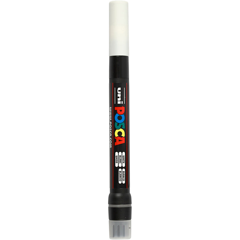 Afbeelding laden in galerijviewer, Https: www.cchobby.nl posca-marker-afm-pcf350-lijndikte-1-10-mm-kwast-wit-1-stuk