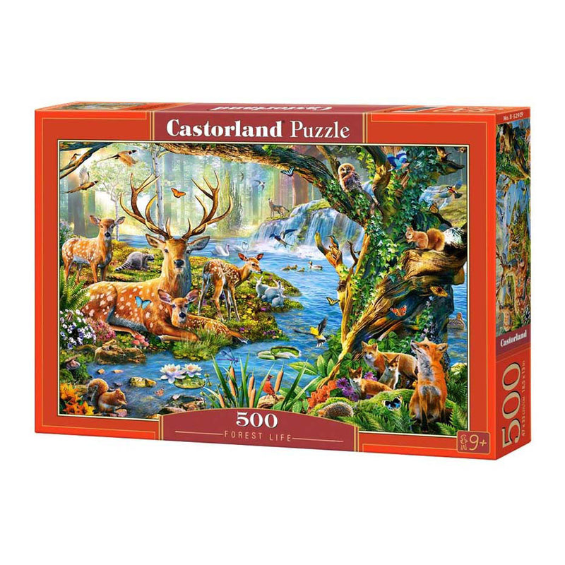 Load image into Gallery viewer, Castorland legpuzzel forest life, 500st.