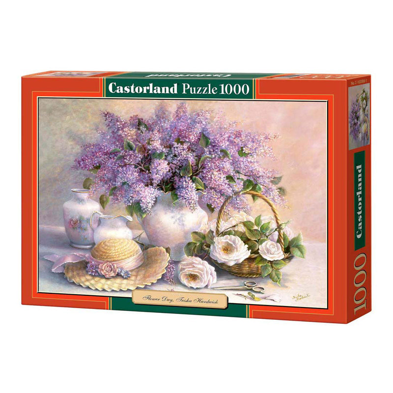 Load image into Gallery viewer, Castorland legpuzzel flower day trisha hardwick, 1000st.