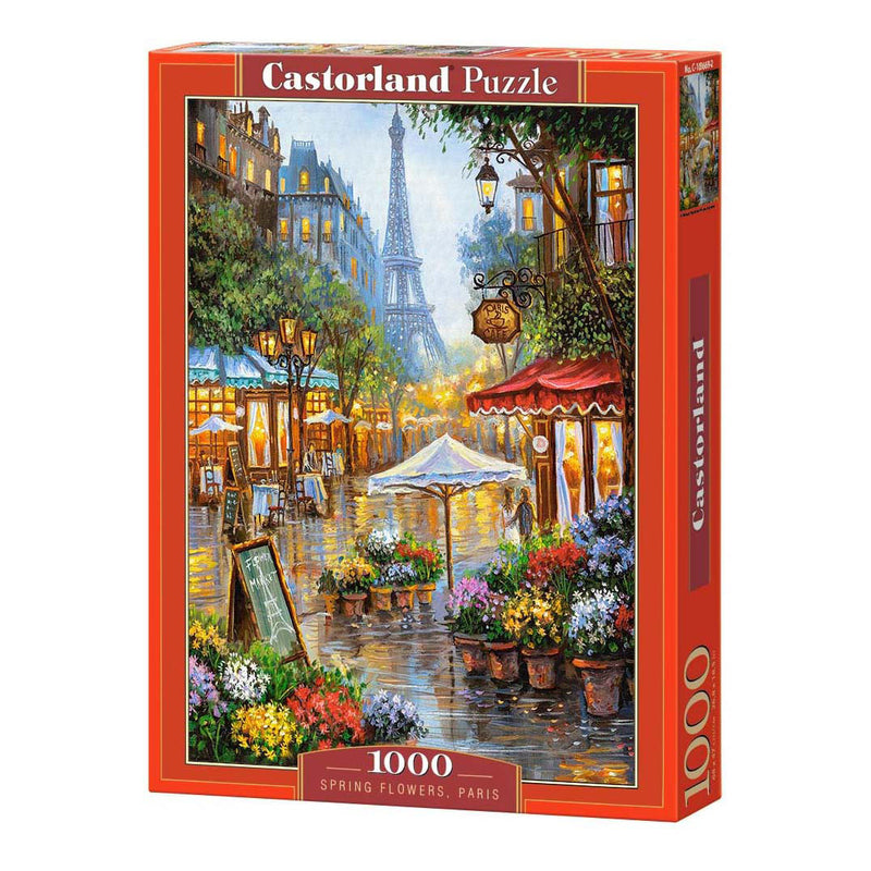 Load image into Gallery viewer, Castorland legpuzzel spring flowers paris, 1000st.