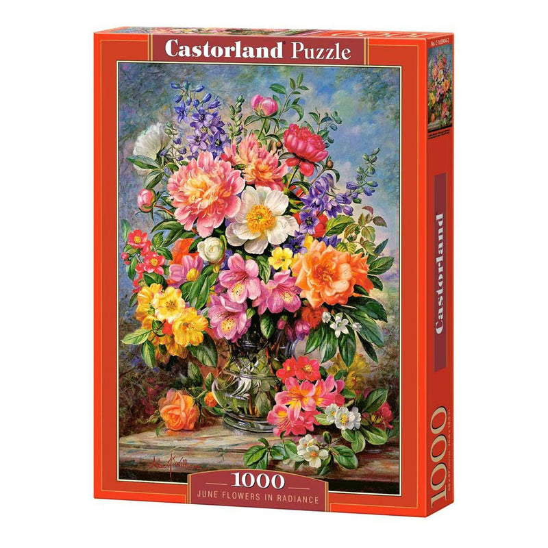 Load image into Gallery viewer, Castorland legpuzzel june flowers in radiance, 1000st.