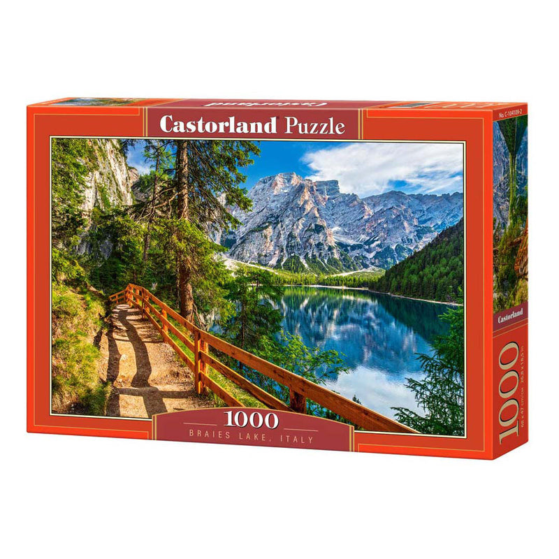 Load image into Gallery viewer, Castorland legpuzzel braies lake italy , 1000st.
