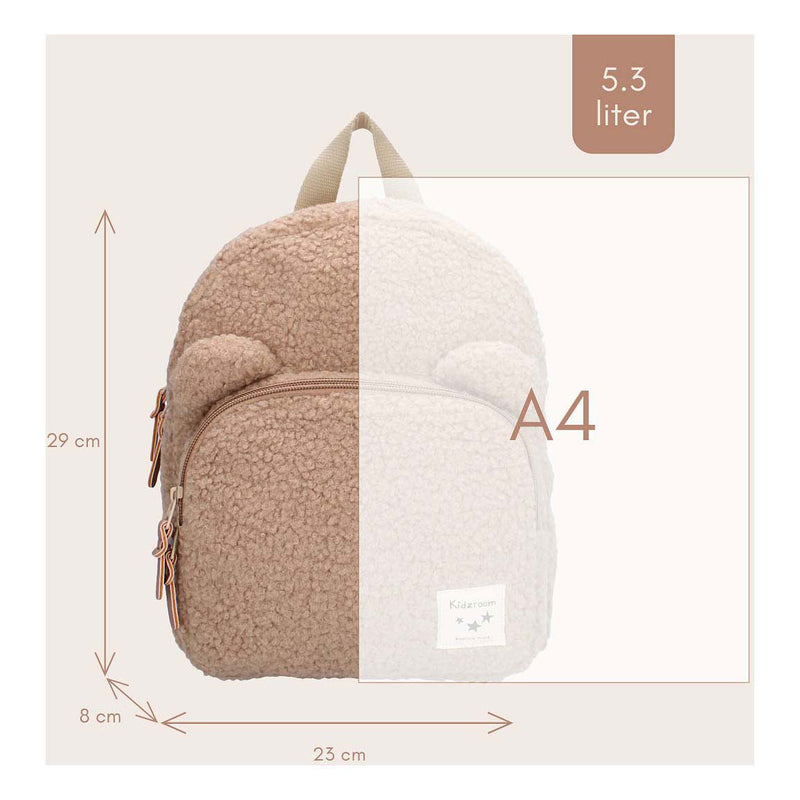 Load image into Gallery viewer, Kidzroom rugzak porto beary excited beige