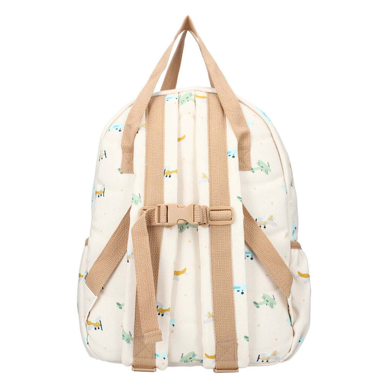 Load image into Gallery viewer, Kidzroom rugzak lille small talk vliegtuigen