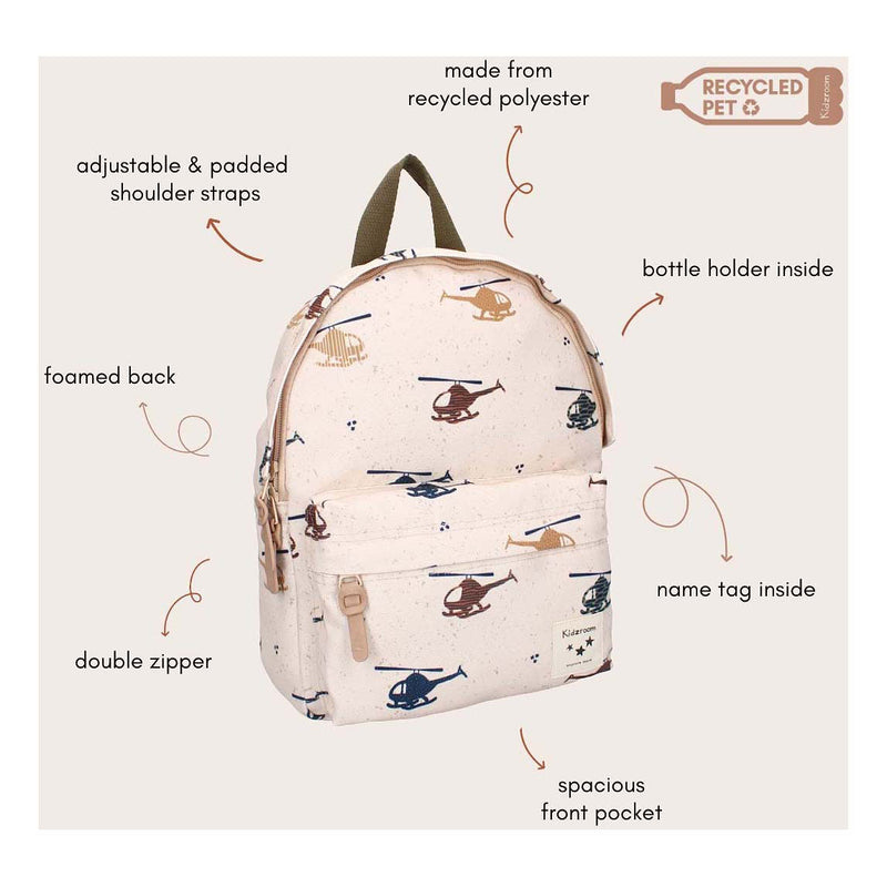 Load image into Gallery viewer, Kidzroom rugzak paris sweet cuddles vliegtuigen