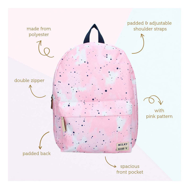 Load image into Gallery viewer, Milky kiss rugzak bold style stippenprint