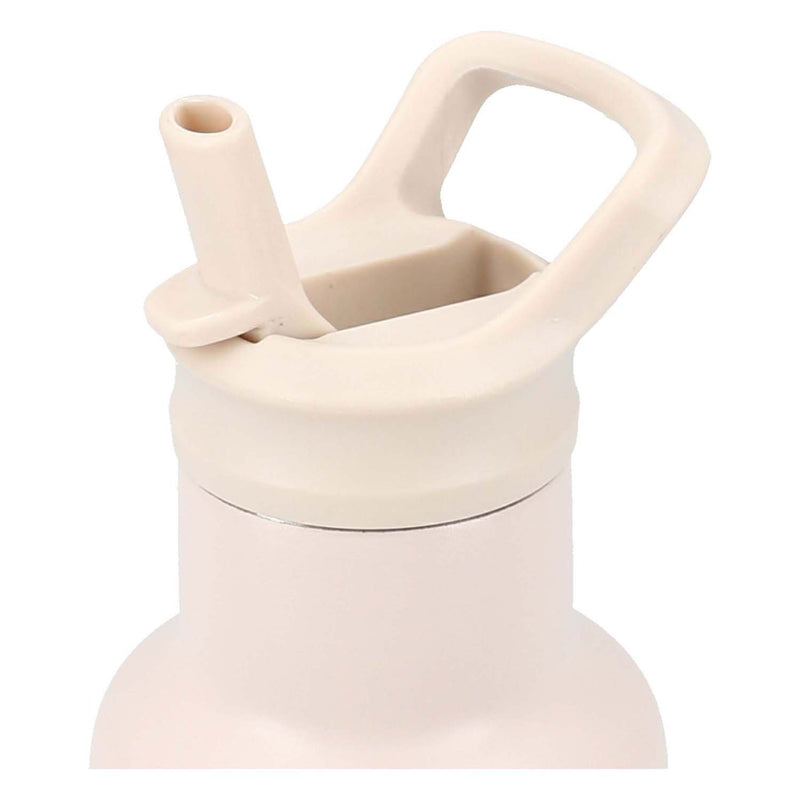 Afbeelding laden in galerijviewer, Kidzroom small talk - schoolbeker en drinkfles - 350ml - stainless steel - vliegtuigen - beige