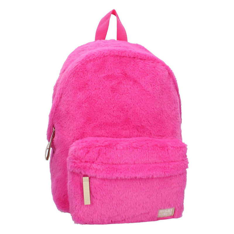 Load image into Gallery viewer, Milky kiss rugzak the wow factor fluffy roze