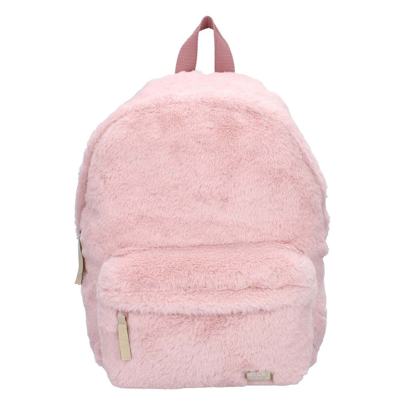 Load image into Gallery viewer, Milky kiss rugzak the wow factor fluffy lichtroze