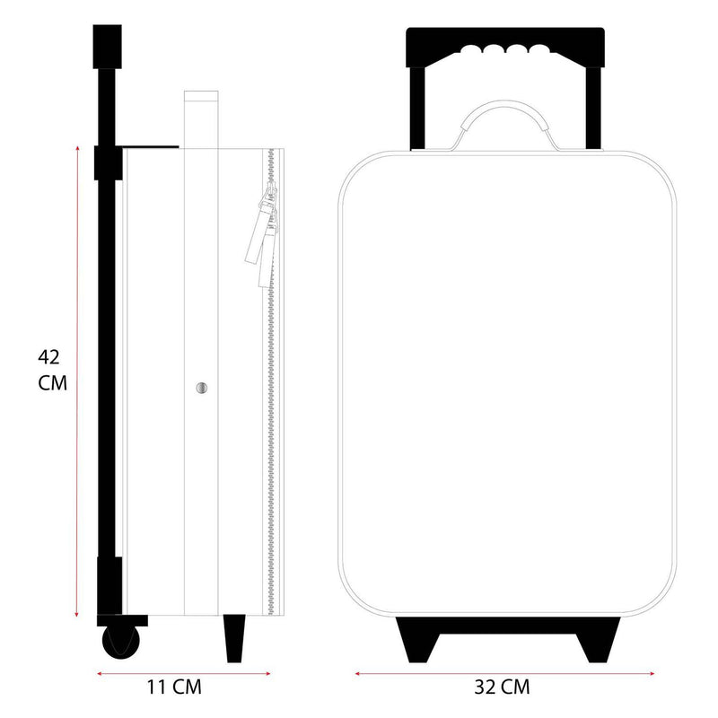 Load image into Gallery viewer, Vadobag fien en teun trolley koffer dierenvriendjes