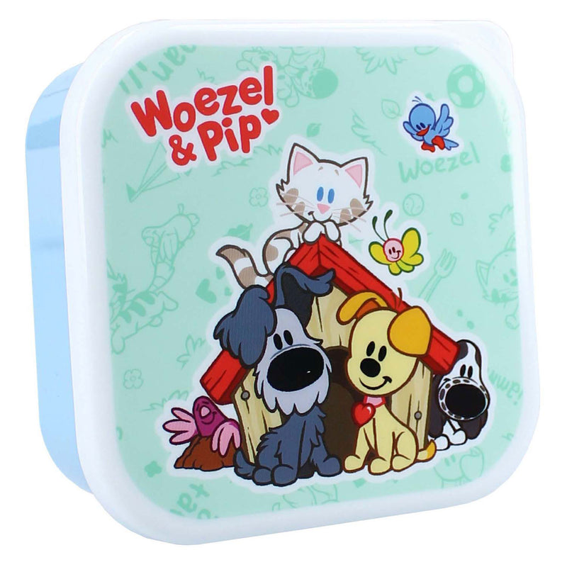Afbeelding laden in galerijviewer, Vadobag woezel pip broodtrommel 3-in-1 fresh bites