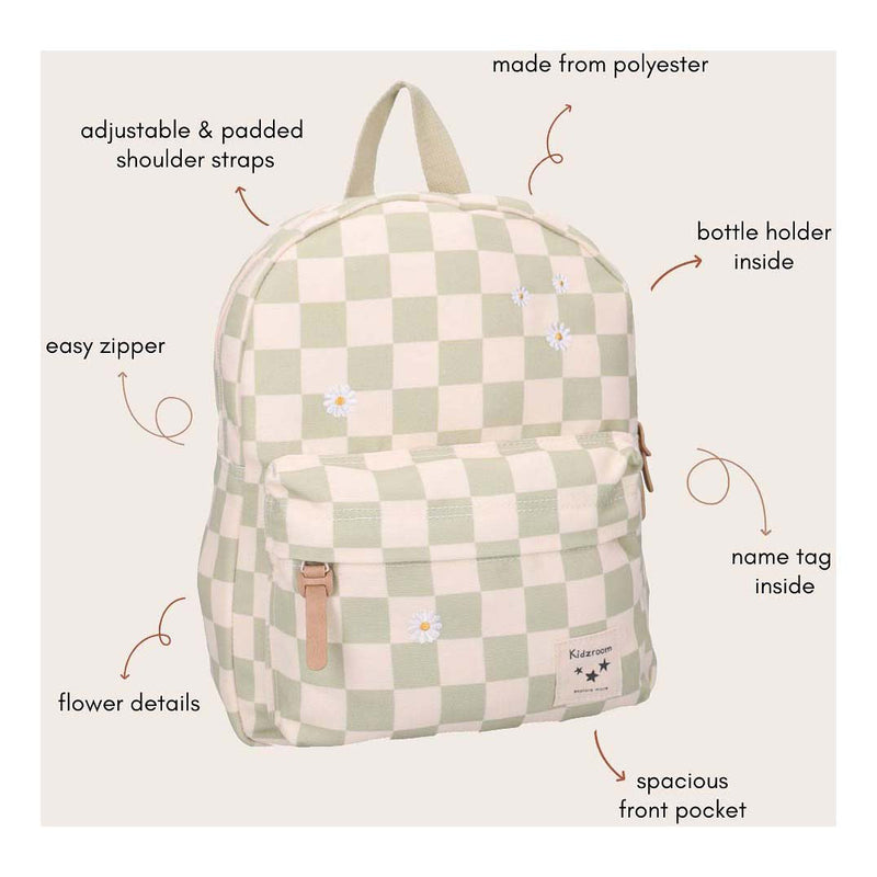 Load image into Gallery viewer, Kidzroom rugzak nostalgia - ruitenprint