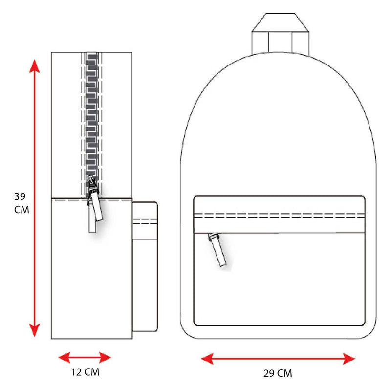 Load image into Gallery viewer, Vadobag stitch rugzak unbearably cool