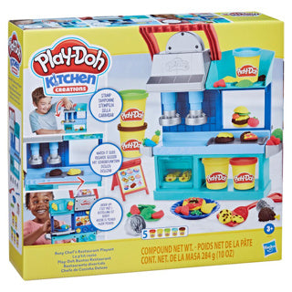 Afbeelding laden in galerijviewer, Play-doh kitchen creations chefs drukke restaurant - 5 kleipotjes