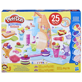 Afbeelding laden in galerijviewer, Hasbro playdoh kitchen creations ijsjes speelset