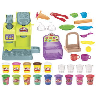 Afbeelding laden in galerijviewer, Hasbro playdoh regenboog shimmer cafe speelset