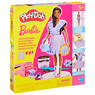 Afbeelding laden in galerijviewer, Play-doh barbie fashionista ruches - 2 kleipotjes