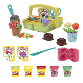 Afbeelding laden in galerijviewer, Play-doh bloeiende bloemen speelset - boetseerklei - inclusief 5 potjes
