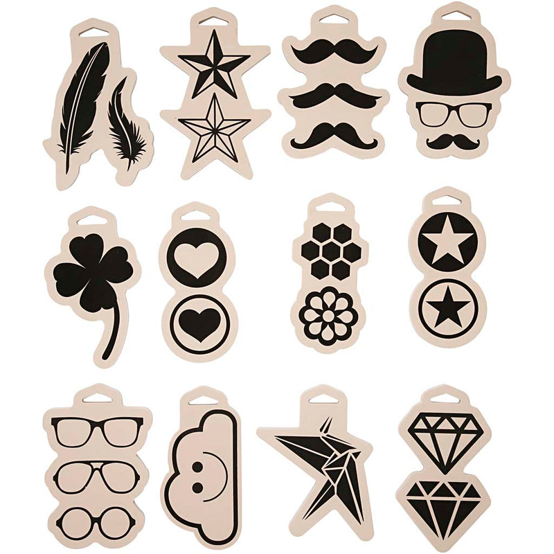 Load image into Gallery viewer, Https: www.cchobby.nl foam-stempel-afm-12x18-cm-dikte-15-mm-12-stuk-1-doos