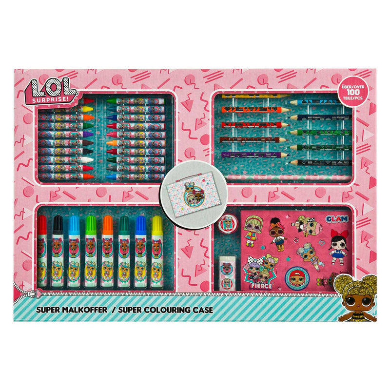 Load image into Gallery viewer, L.O.L. Surprise! Super Kleurkoffer, 100dlg.