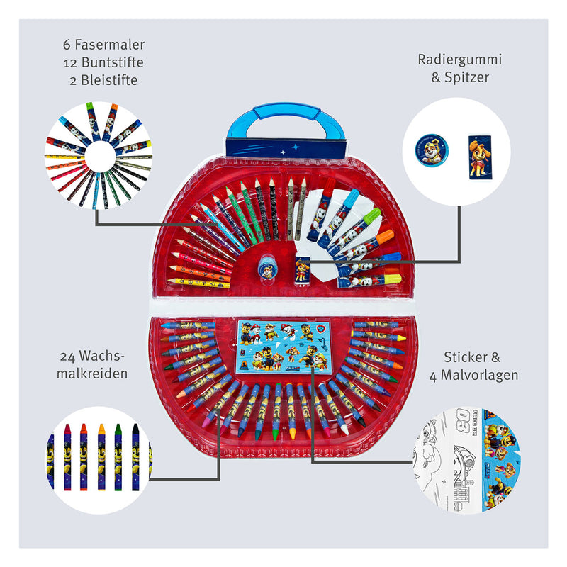 Load image into Gallery viewer, Otto simon paw patrol 51-delige kleurkoffer