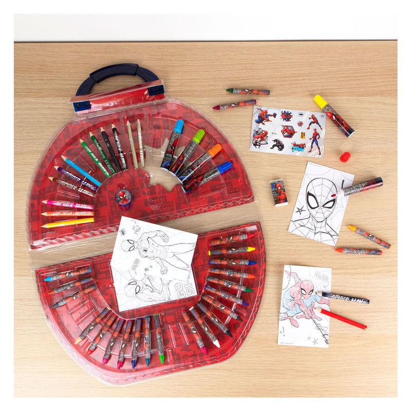 Load image into Gallery viewer, Spiderman Kleurkoffer, 51dlg.