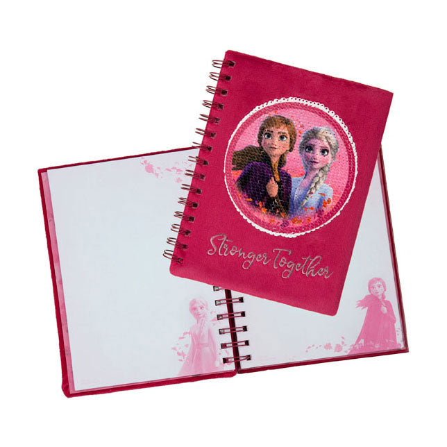 Load image into Gallery viewer, Undercover notitieboek a5 disney frozen met pailletten