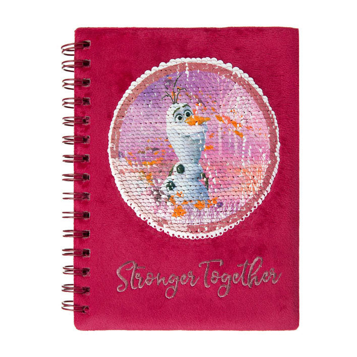 Load image into Gallery viewer, Undercover notitieboek a5 disney frozen met pailletten
