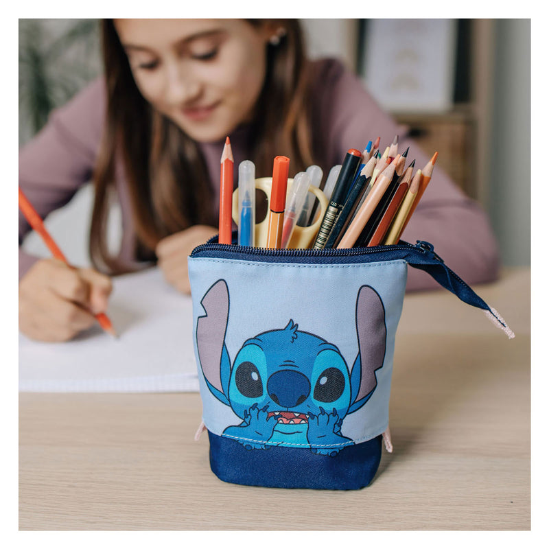 Afbeelding laden in galerijviewer, Lilo stitch 2-in-1 etui en pennenhouder