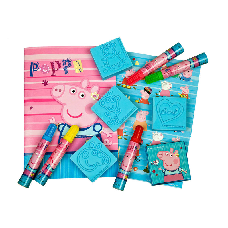 Load image into Gallery viewer, Undercover mega stempel- en kleurset peppa pig