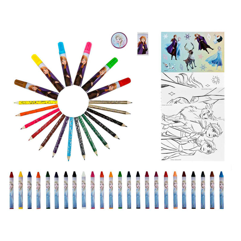Afbeelding laden in galerijviewer, Merkloos sans marque kleurkoffer disney frozen, 51dlg