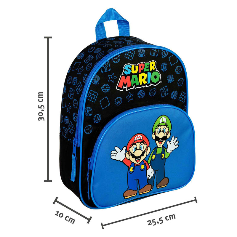Load image into Gallery viewer, Undercover rugzak met voorvak super mario blauw