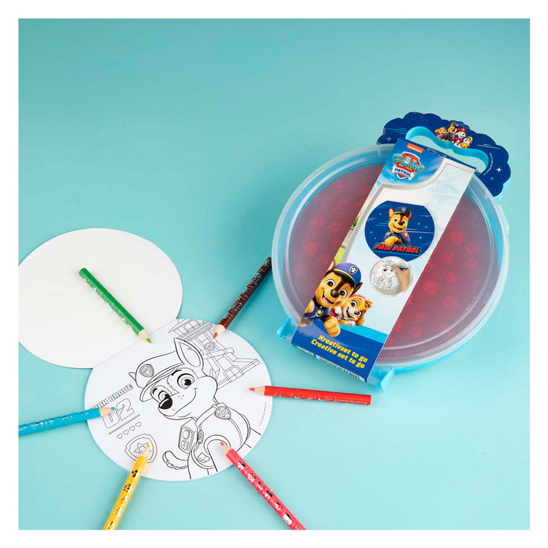 Afbeelding laden in galerijviewer, Undercover paw patrol creatieve knutselset in draagkoffer voor kinderen.