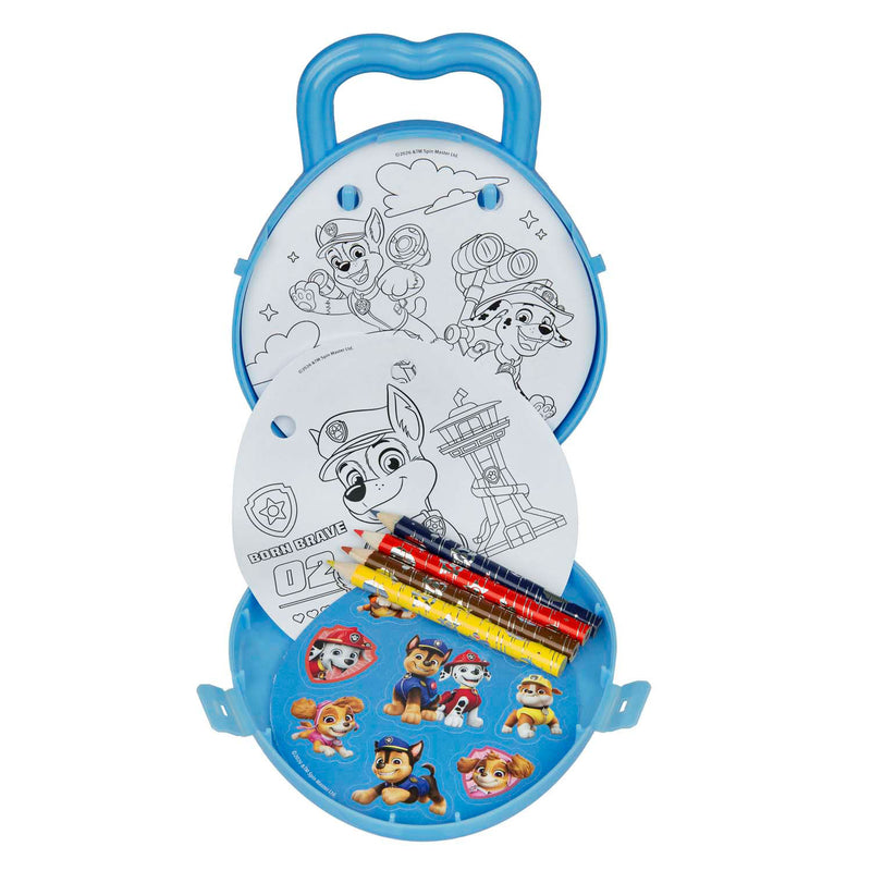 Load image into Gallery viewer, Undercover kleurset to go paw patrol met kleurpotloden en stickers