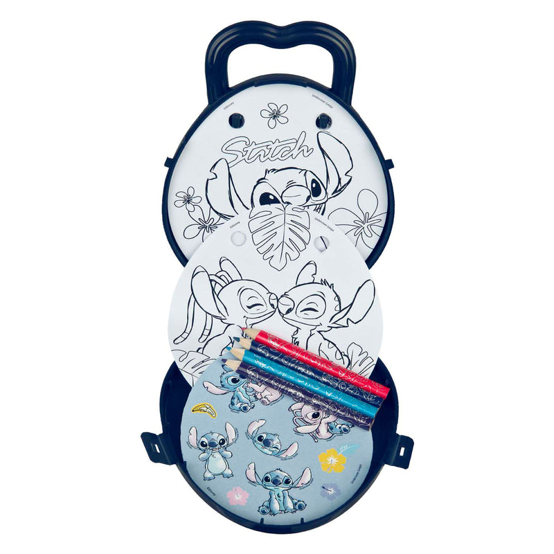 Load image into Gallery viewer, Undercover kleurset to go stitch met kleurpotloden en stickers