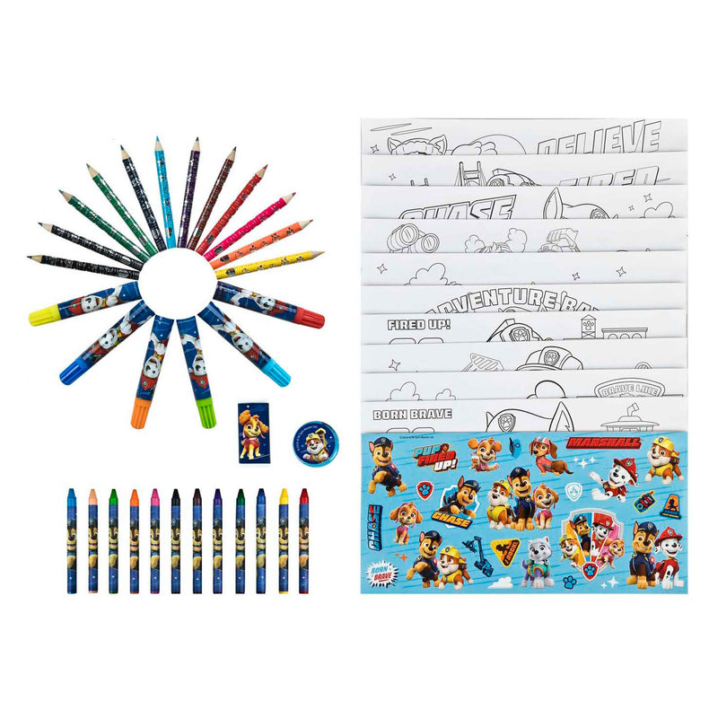 Afbeelding laden in galerijviewer, Paw patrol kleurkoffer - 44dlg.