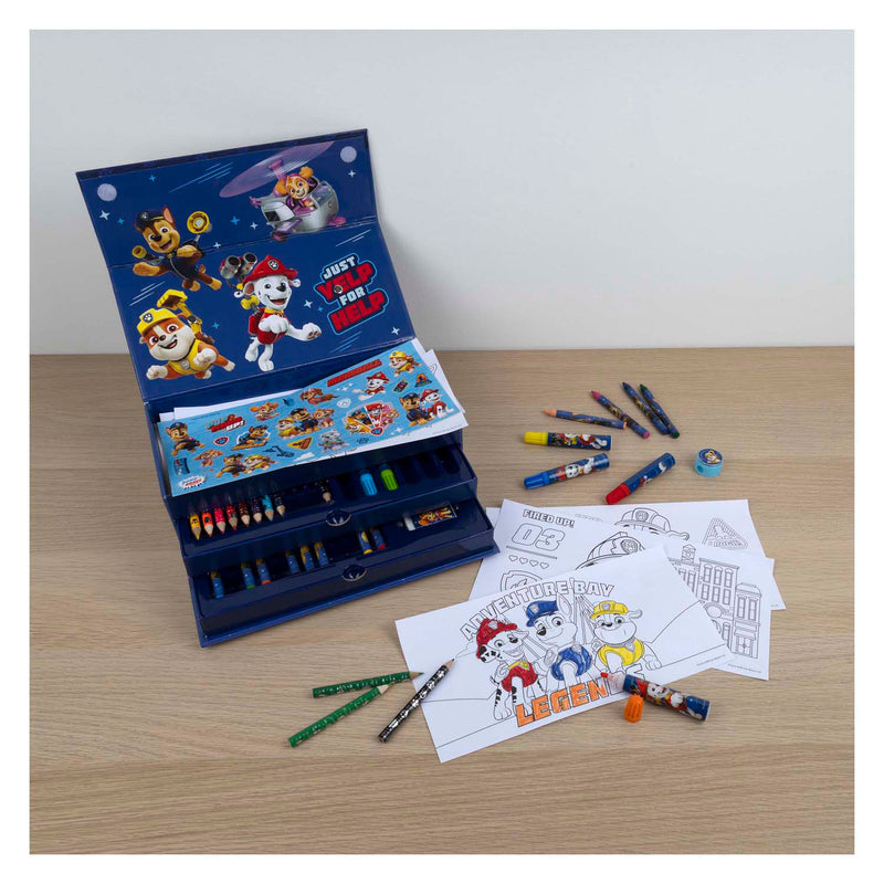 Afbeelding laden in galerijviewer, Paw patrol kleurkoffer - 44dlg.