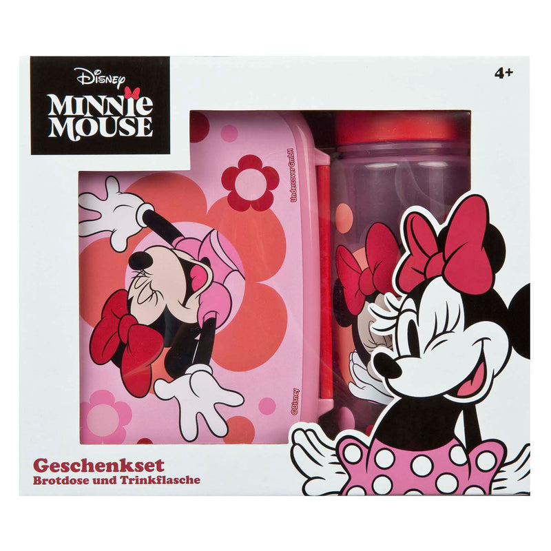 Load image into Gallery viewer, Undercover broodtrommel en drinkbeker set minnie mouse