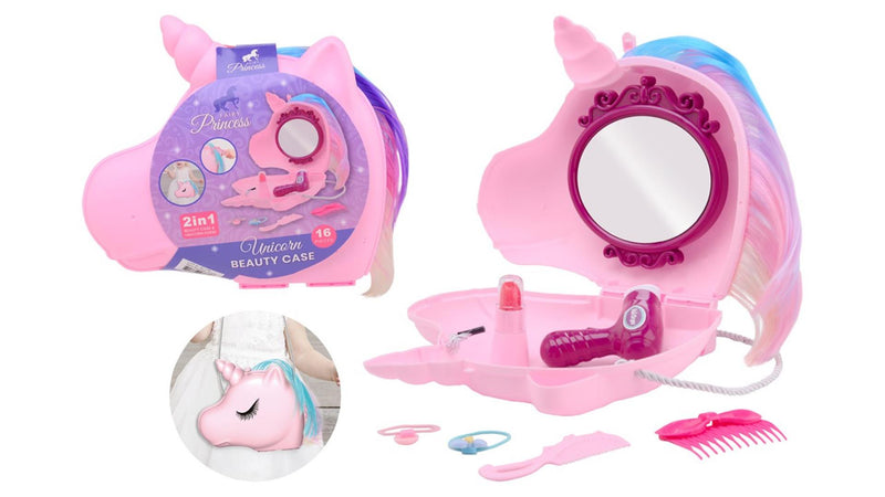 Load image into Gallery viewer, Johntoy john toy unicorn beauty case met koord