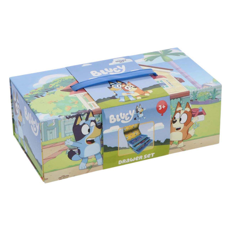 Cargue la imagen en el visor de la galería, Speelgoedland bluey kleurkoffer set - 52dlg.