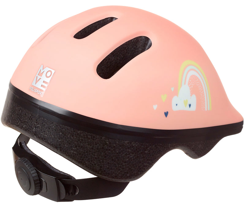 Load image into Gallery viewer, Polisport baby helm happy rainbow xxs 44-48 cm roze