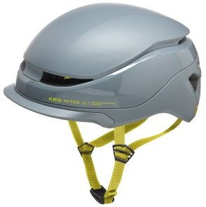 Load image into Gallery viewer, Fietshelm Mitro UE-1 L (56-61cm) - Grijs Groen matt