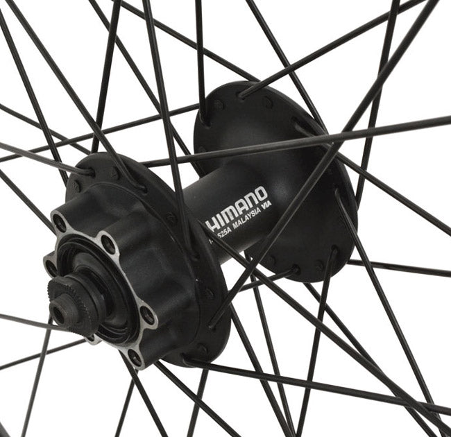 Afbeelding laden in galerijviewer, Custom made 28 shimano 6-bolt deore hb-m525 ryde zac 2000 front wheel