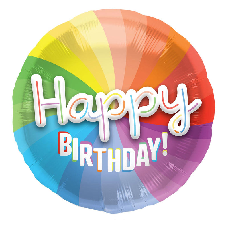 Load image into Gallery viewer, Folat bv 3d folieballon 'happy birthday', 56cm